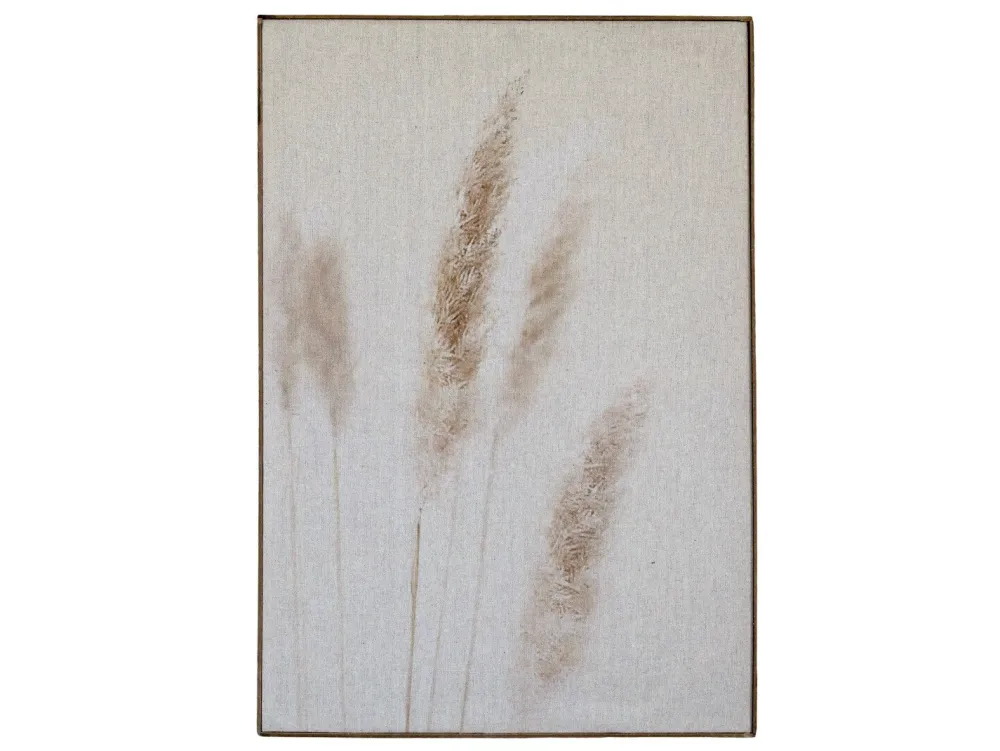 Chic Antique Wandbild mit Weizenmotiv