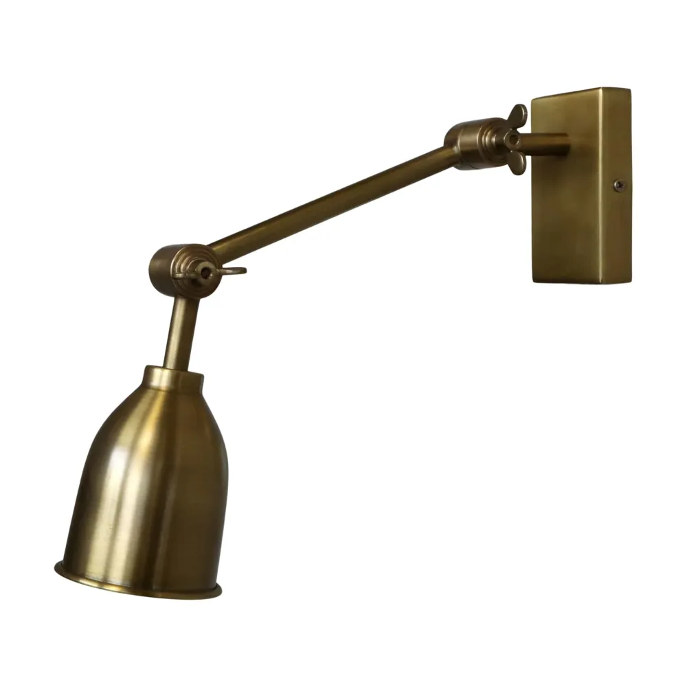 Chic Antique Wandlampe aus Messing