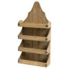Chic Antique Wandregal mit 4 Ablagen