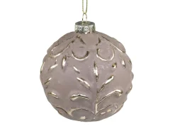 Chic Antique Weihnachtskugel mit Goldmuster Vrilles