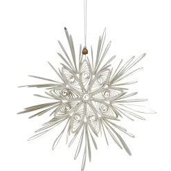 Chic Antique Weihnachtsstern Aufhänger aus Papier