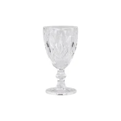 Chic Antique Weinglas mit Diamantenmuster