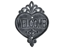 Chic Antique Welcome Schild aus Eisen