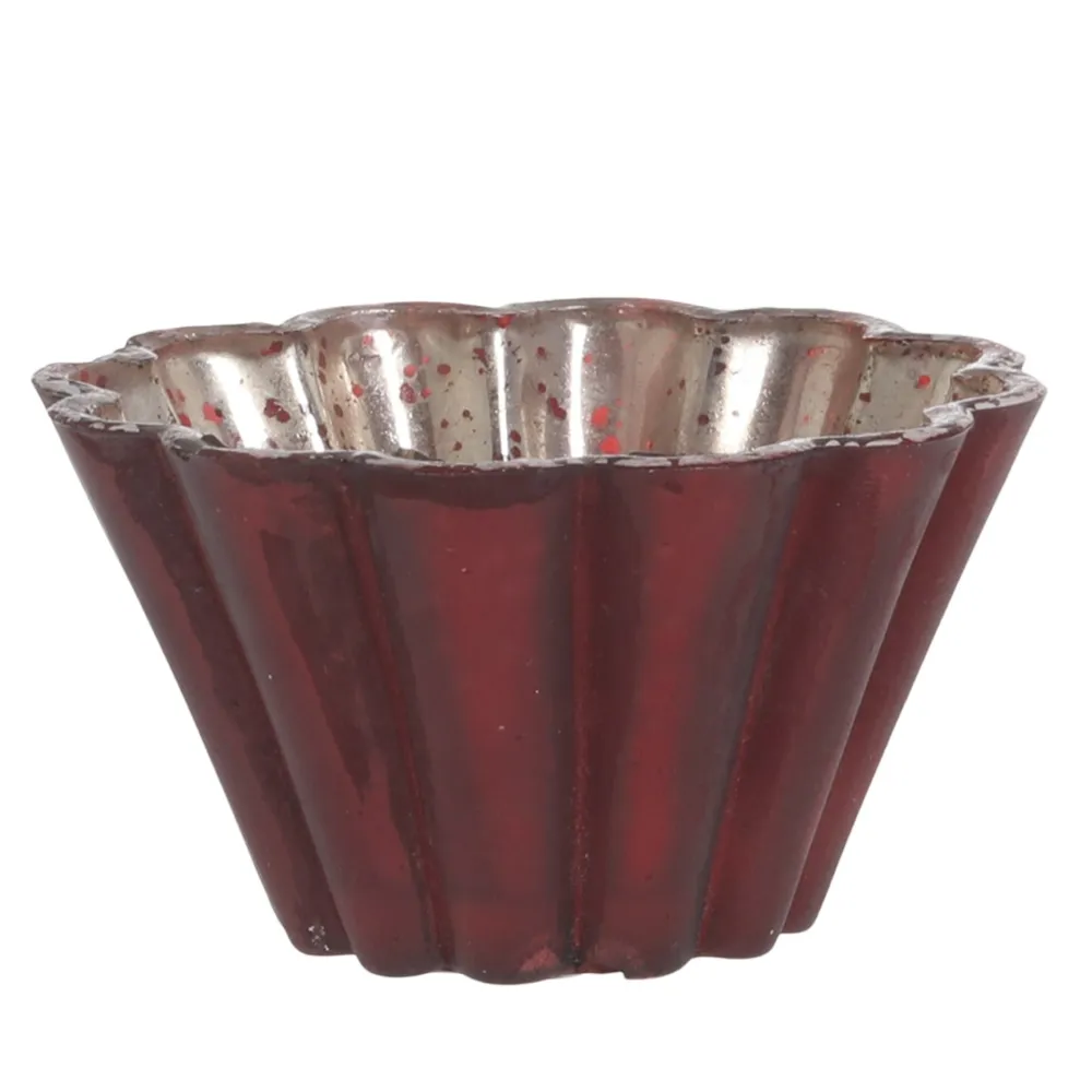 Chic Antique Windlicht Antique Cherry in Kelchform