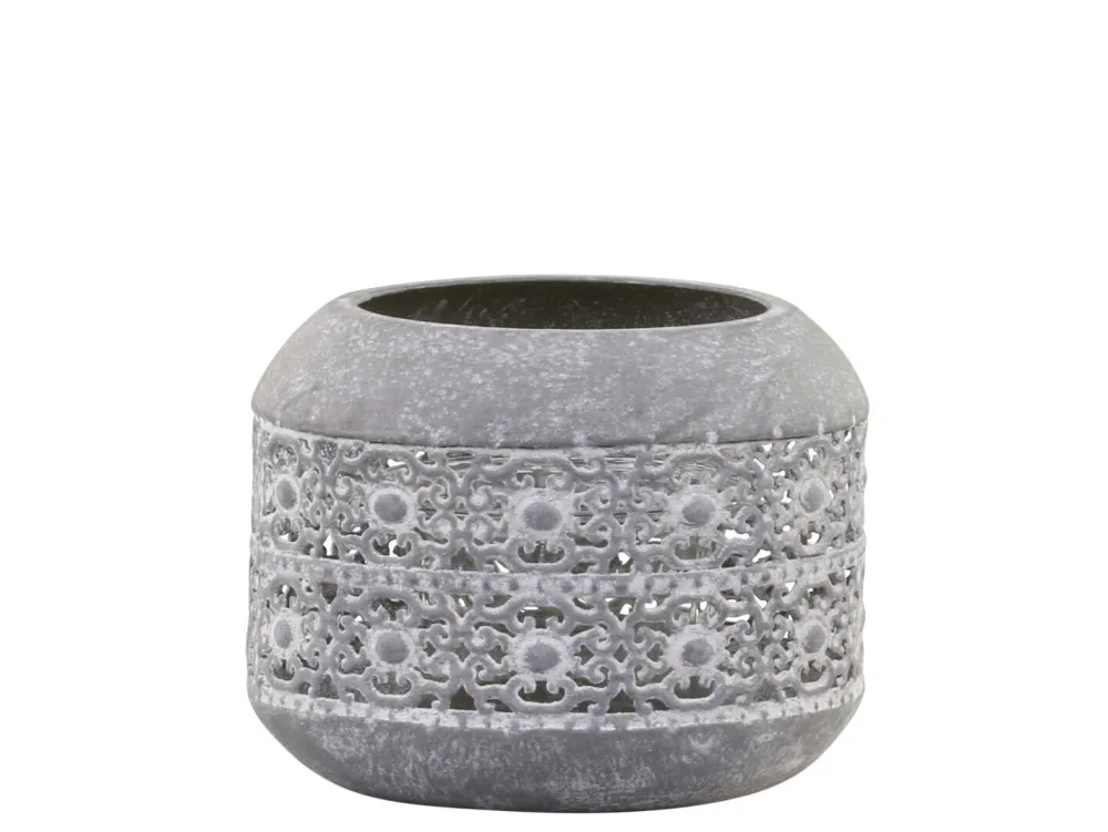 Chic Antique Windlicht mit Dekomuster