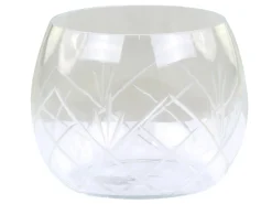 Chic Antique Windlicht mit Schliff Muster