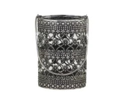 Chic Antique Windlicht mit Henkel und Schnörkeln