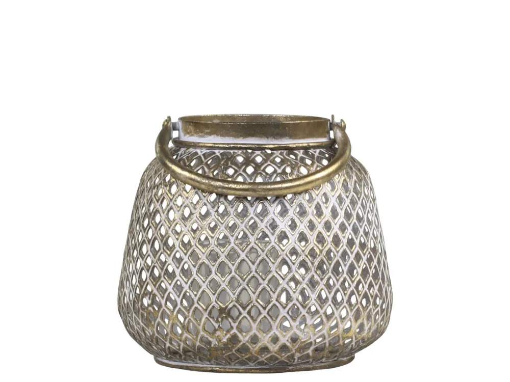 Chic Antique Windlicht Vire mit Muster