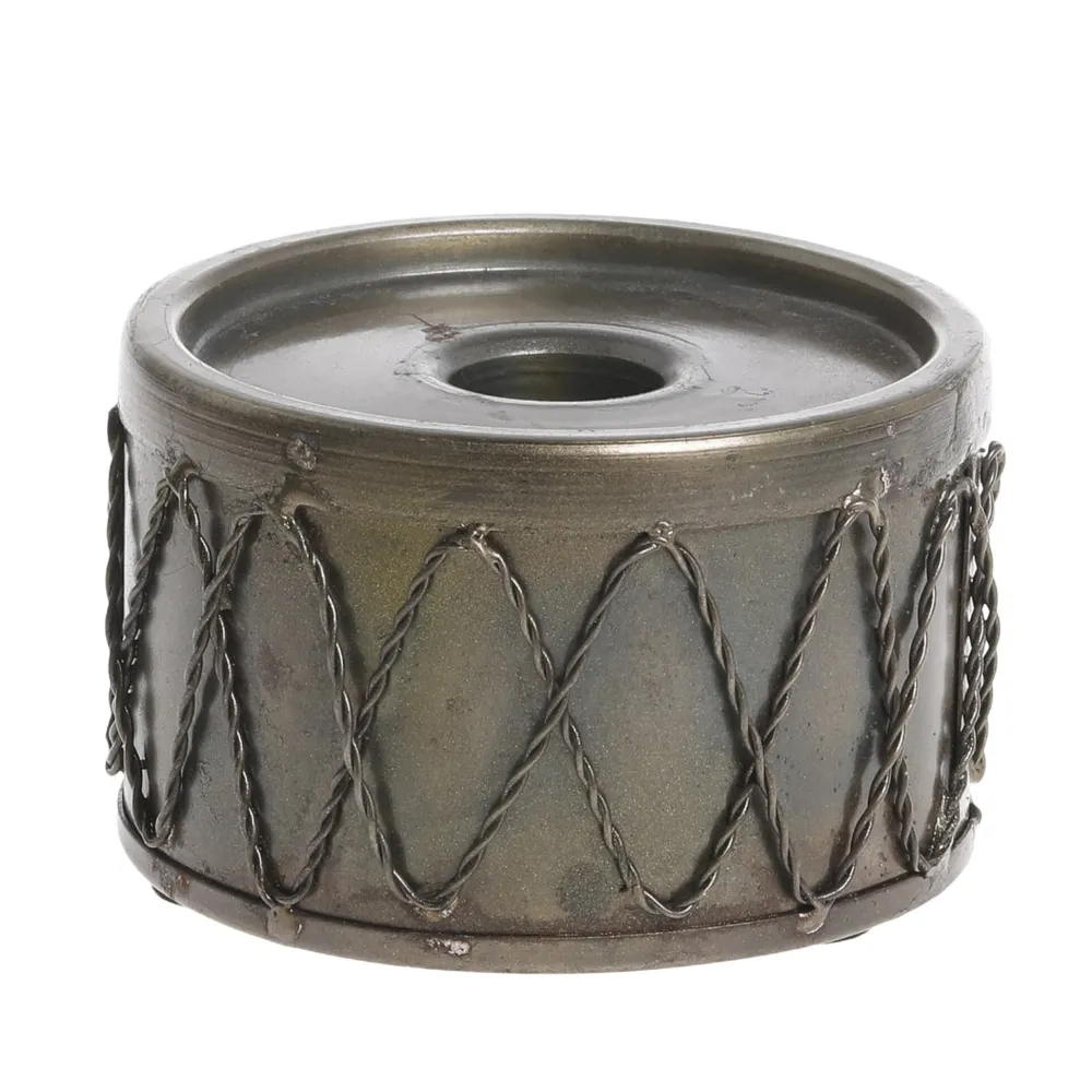 Chic Antique Winterlicher Kerzenständer aus Eisen