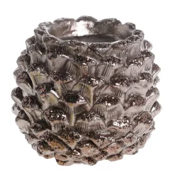 Chic Antique Zapfen Teelichthalter mit Glitzer