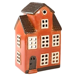 Det Gamle Apotek Lichthaus Keramikhaus altes Stadthaus braun