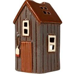 Det Gamle Apotek Lichthaus Keramikhaus Strandhütte grau