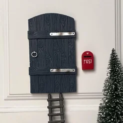 Det Gamle Apotek Wichteltür-Set 6-teilig dunkelblau, mit Leiter