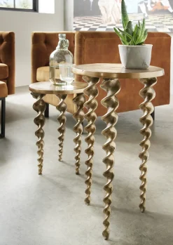 Faktorei Beistelltisch Zilo aus Aluminium