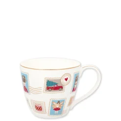 GreenGate Mug Xmas Letter white
