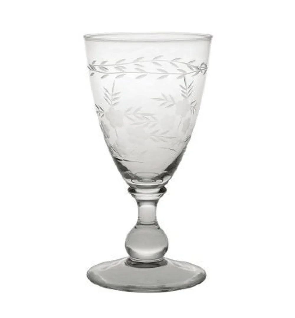 GreenGate Weinglas mit Schliff