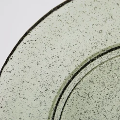 House Doctor Großer Teller aus Glas Rain 2er