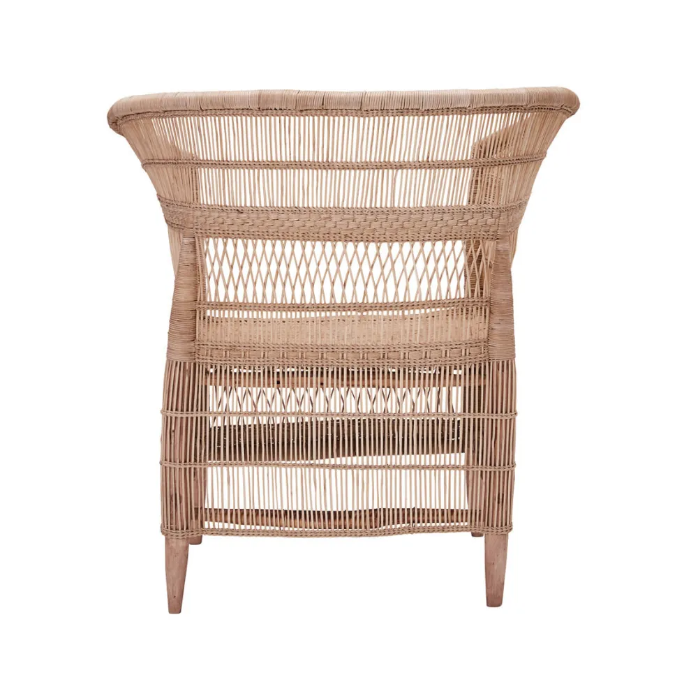 House Doctor Rattansessel mit Armlehne Rika natur