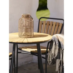 House Nordic Brentford Garten Lampe mit Solar, Polyrattan