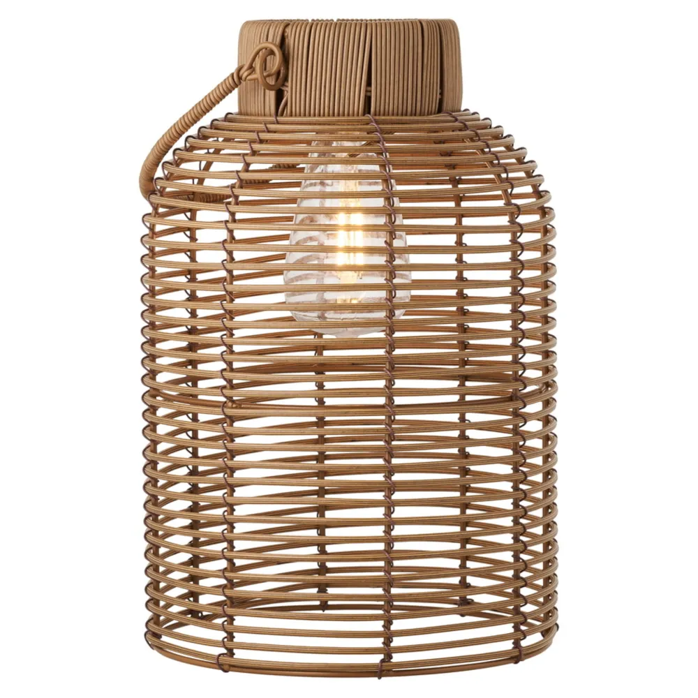 House Nordic Brentford Garten Lampe mit Solar, Polyrattan