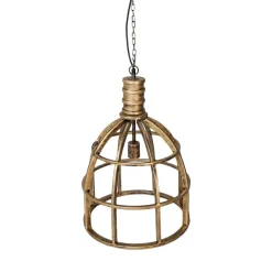 HSM Collection Hängelampe Gold Metall