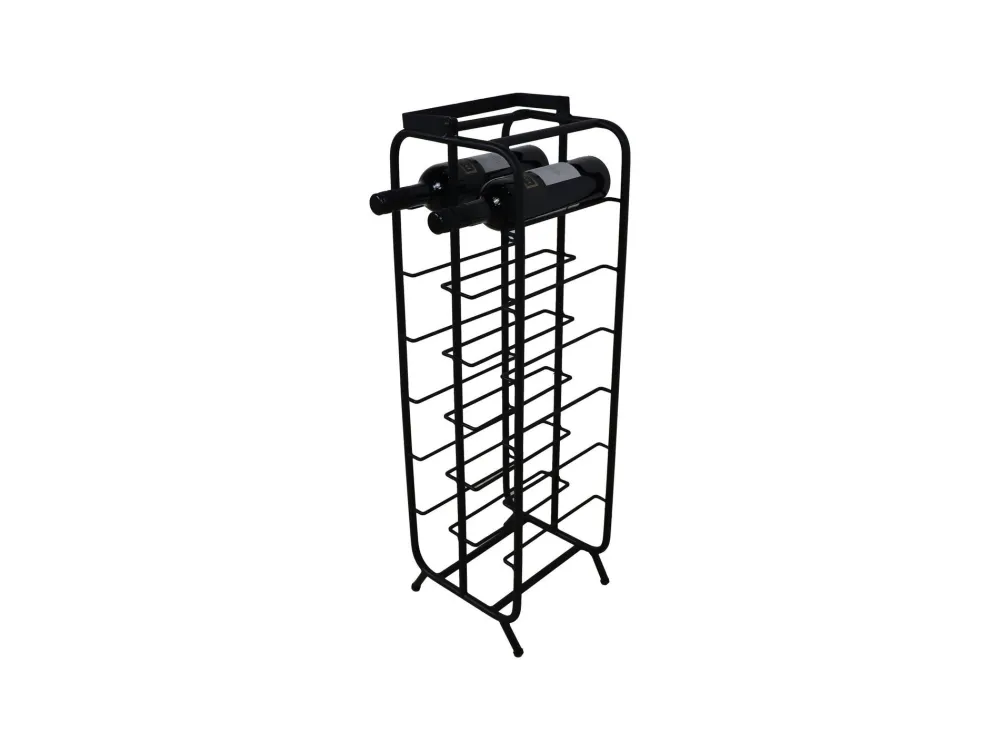 HSM Collection Stehendes Weinregal aus Metall