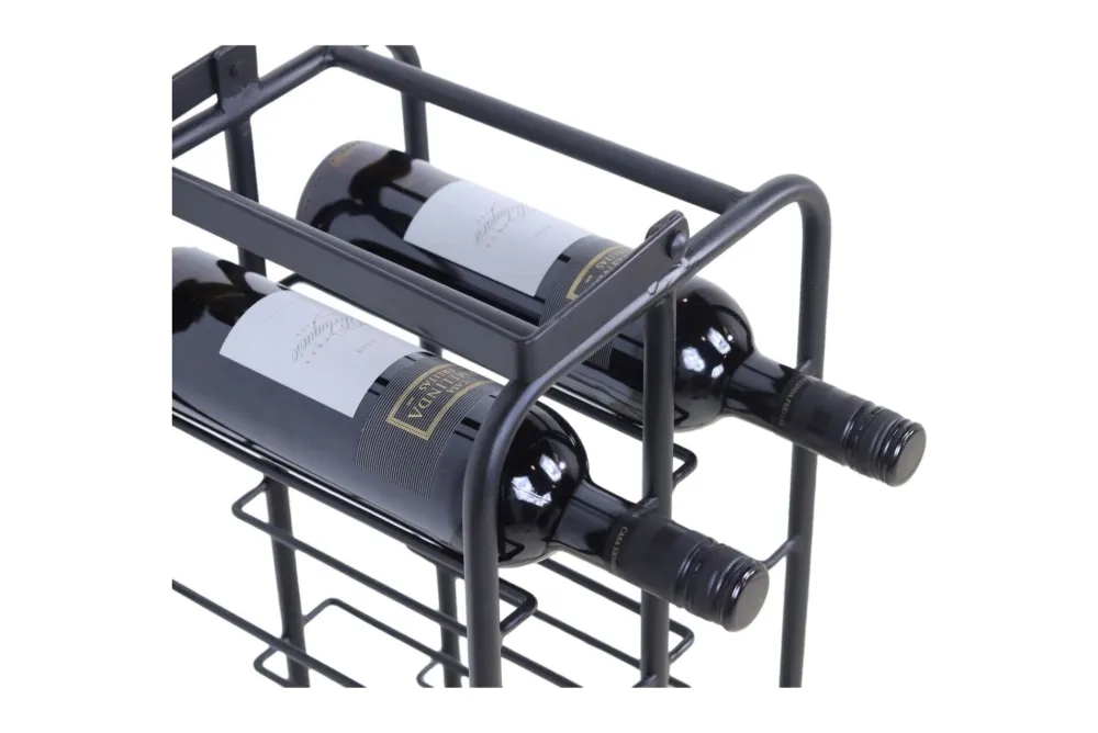 HSM Collection Stehendes Weinregal aus Metall