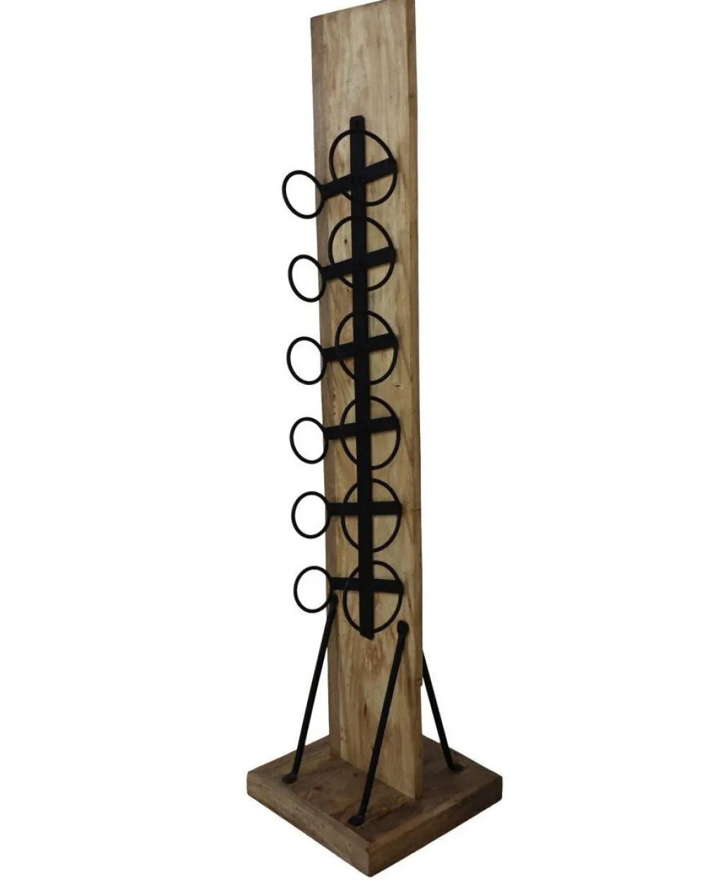 HSM Collection Stehendes Weinregal Holz Metall