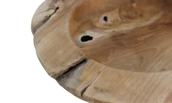 HSM Collection Teakholz Obstschale Bienenwachs behandelt