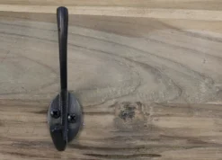 HSM Collection Wandgarderobe Natur Eisenbahnschwelle