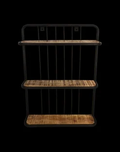 HSM Collection Wandregal Mangoholz/Eisen
