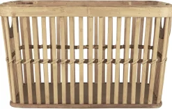 IB Laursen Bambus Korb mit Griffen offenes Geflecht