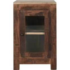 IB Laursen Beistelltisch, Schrank mit Glastür und Ablage UNIKA Shaker