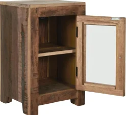 IB Laursen Beistelltisch, Schrank mit Glastür und Ablage UNIKA Shaker