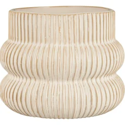 IB Laursen Blumentopf mit Rillen aus Keramik
