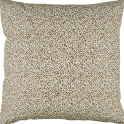 IB Laursen Blumiger Kissenbezug aus Baumwolle quadratisch