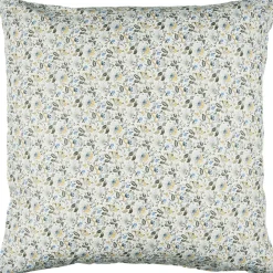 IB Laursen Blumiger Kissenbezug aus Baumwolle quadratisch