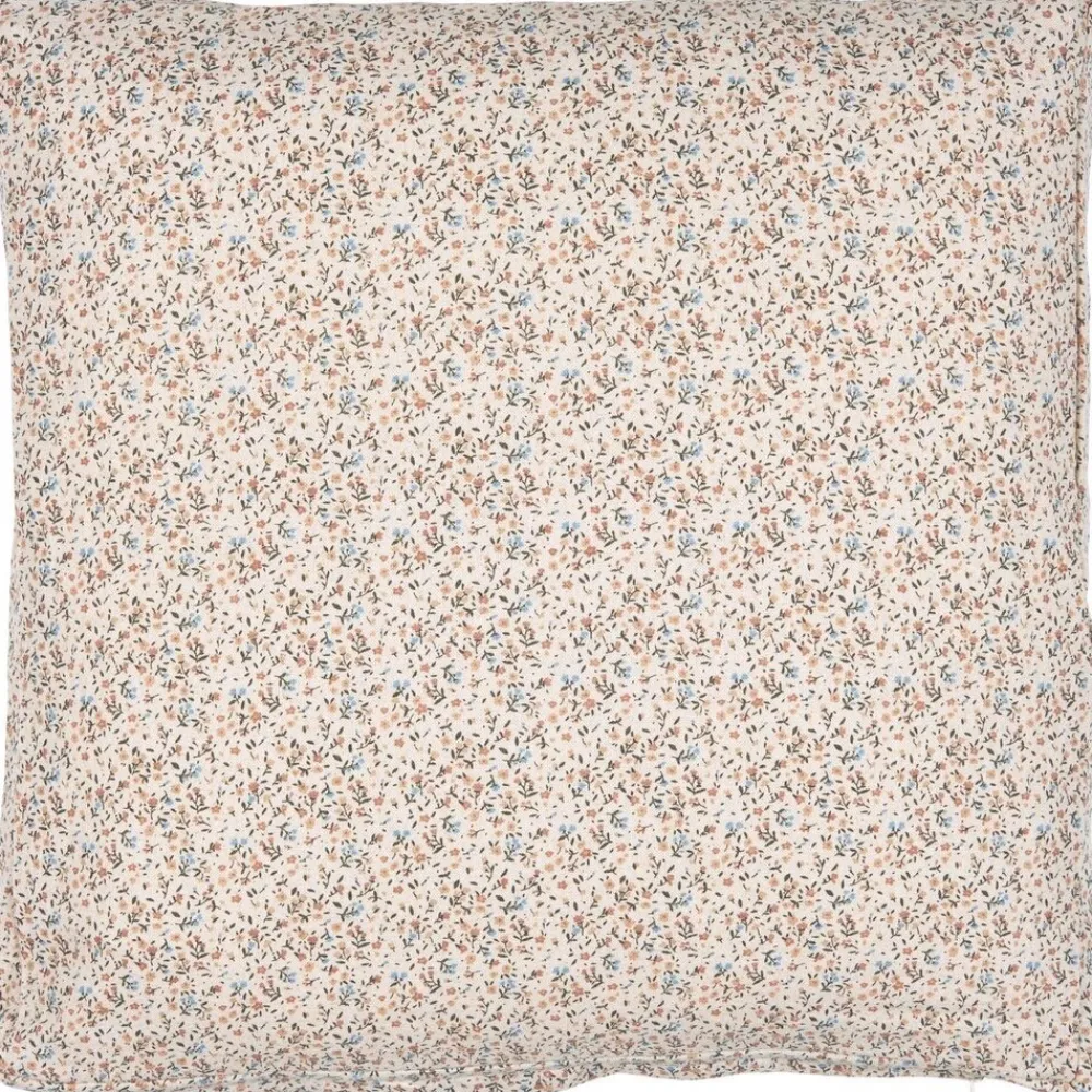 IB Laursen Boxkissenbezug Naja natur, rosa und blauen Blumen