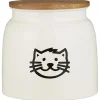 IB Laursen Dose für Katzenfutter mit Holzdeckel