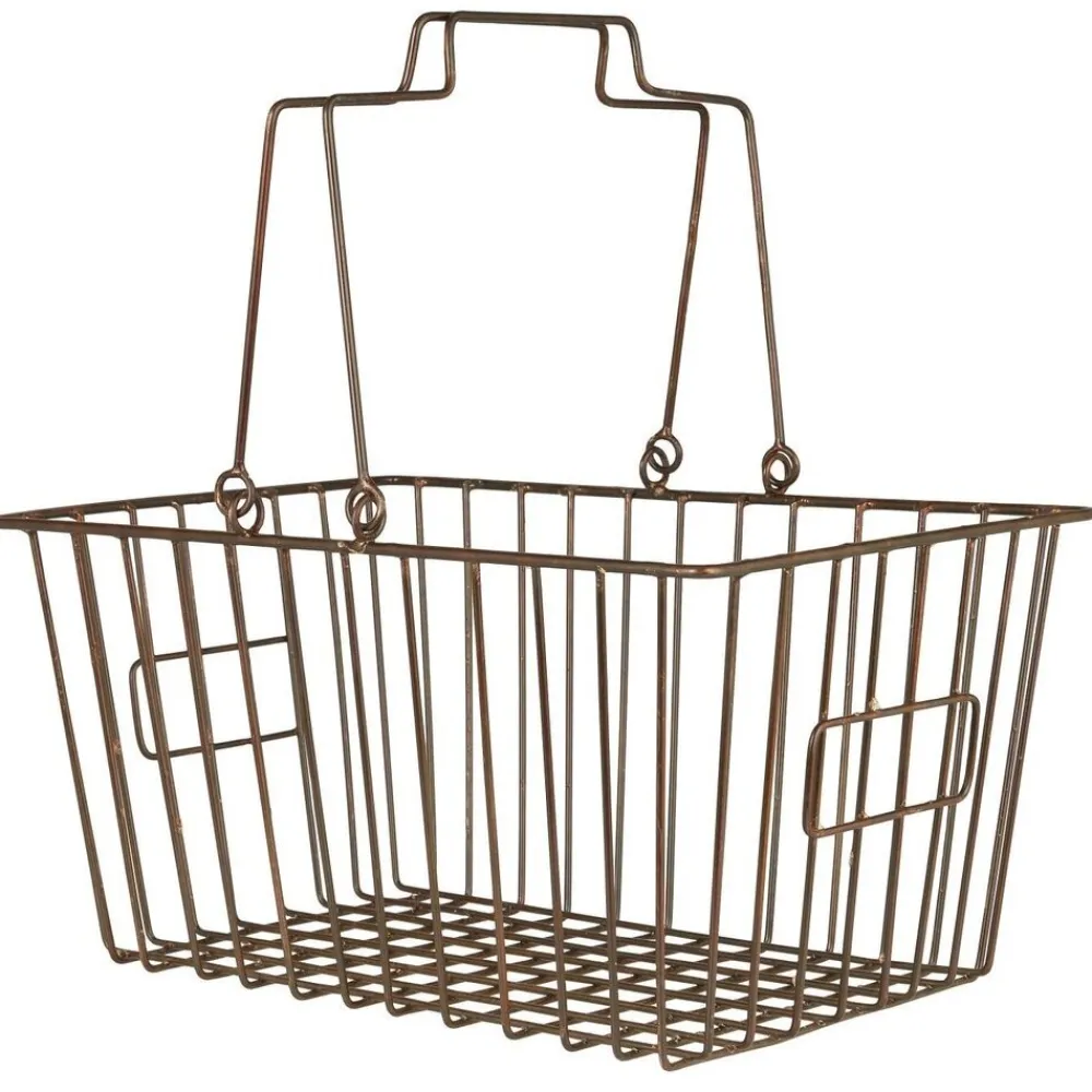 IB Laursen Einkaufskorb mit Klapphenkeln stapelbar