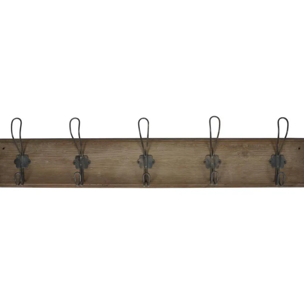 IB Laursen Garderobe Hakenleiste aus Holz und Metall