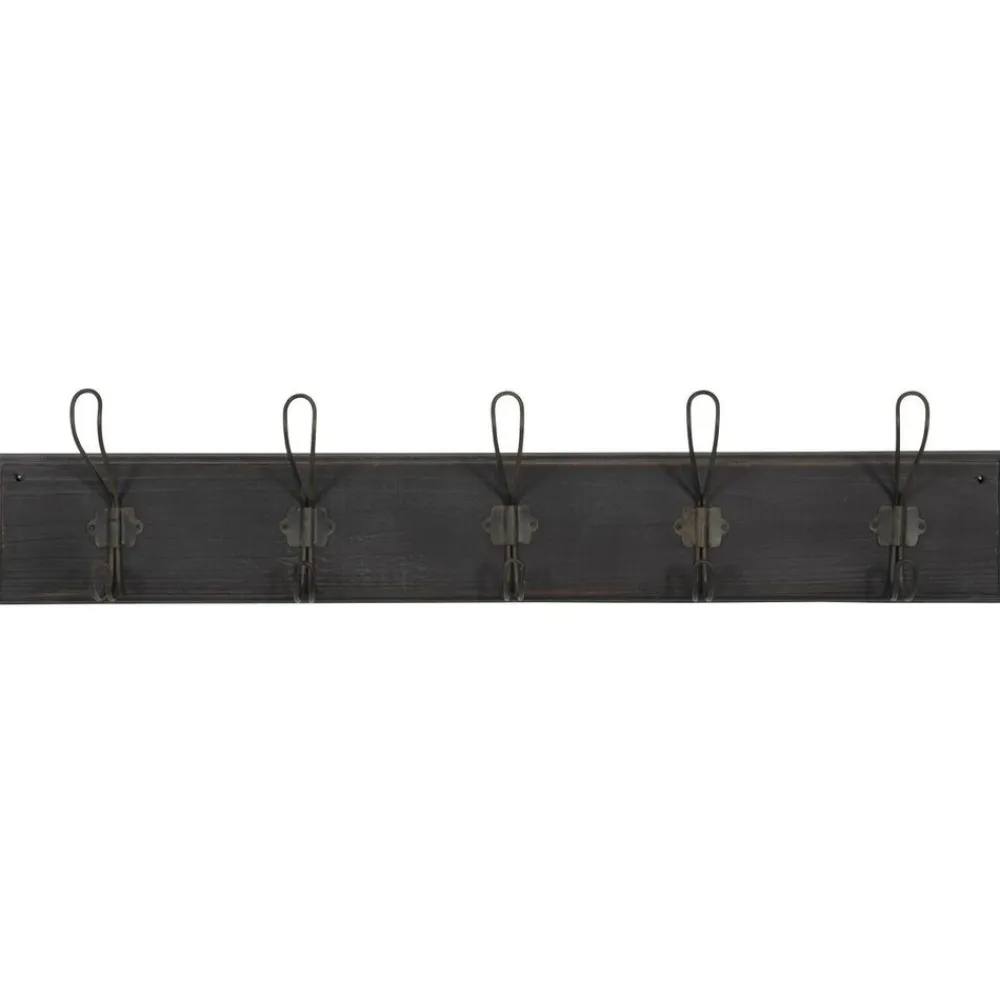 IB Laursen Garderobe Hakenleiste aus Holz und Metall