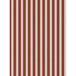 IB Laursen Geschenkpapier Papierrolle mit Streifen Textil-Look