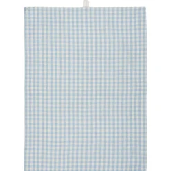 IB Laursen Geschirrtuch mit kleinen naturfarbigen Karos