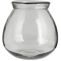 IB Laursen Glas Vase mit großer Öffnung, mundgeblasen