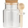 IB Laursen Glaskrug mit Korken und Holzlöffel