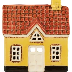 IB Laursen Keramik Haus für Teelicht My Home Town gelb