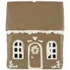 IB Laursen Keramik Lebkuchenhaus für Teelicht Stillenat Türkranz