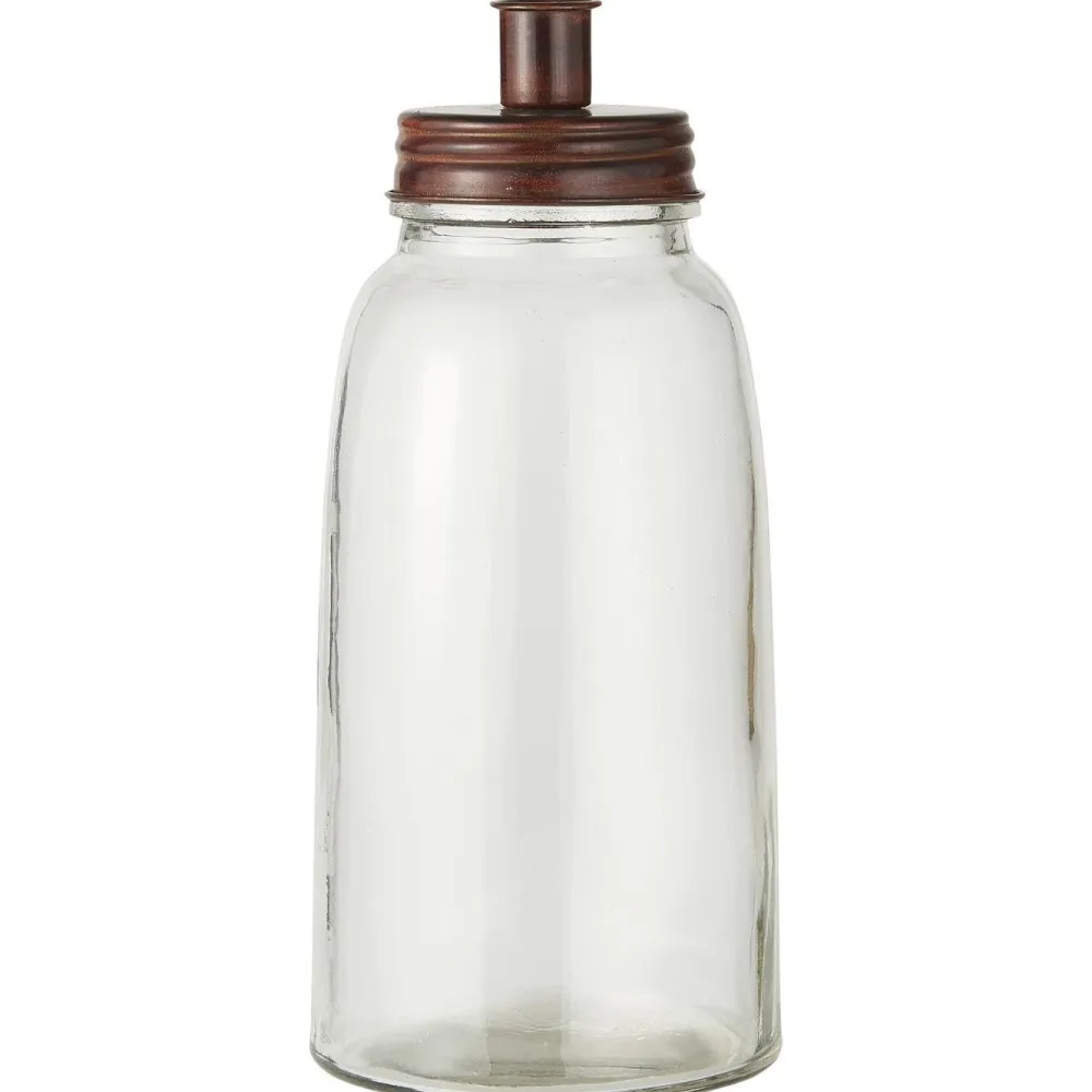 IB Laursen Kerzenhalter für Stabkerze mit Metalldeckel hoch