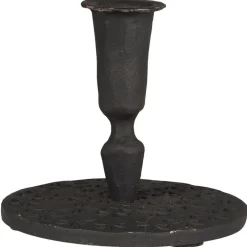 IB Laursen Kerzenhalter für dünne Kerze mit Blockmuster handgefertigt